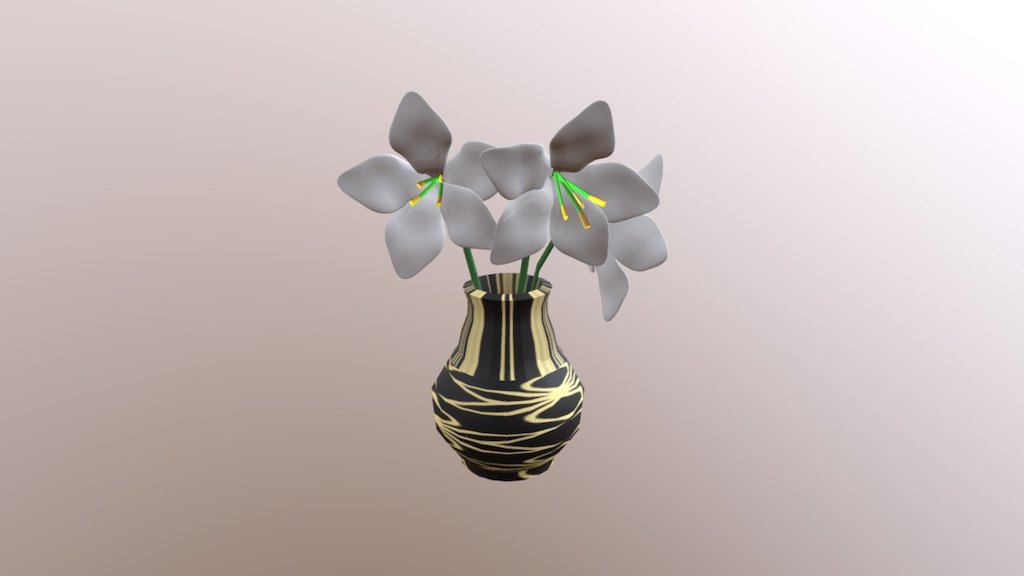flower vase base model - 3D model by Jamal.L..Montia [756d8c3] - Sketchfab