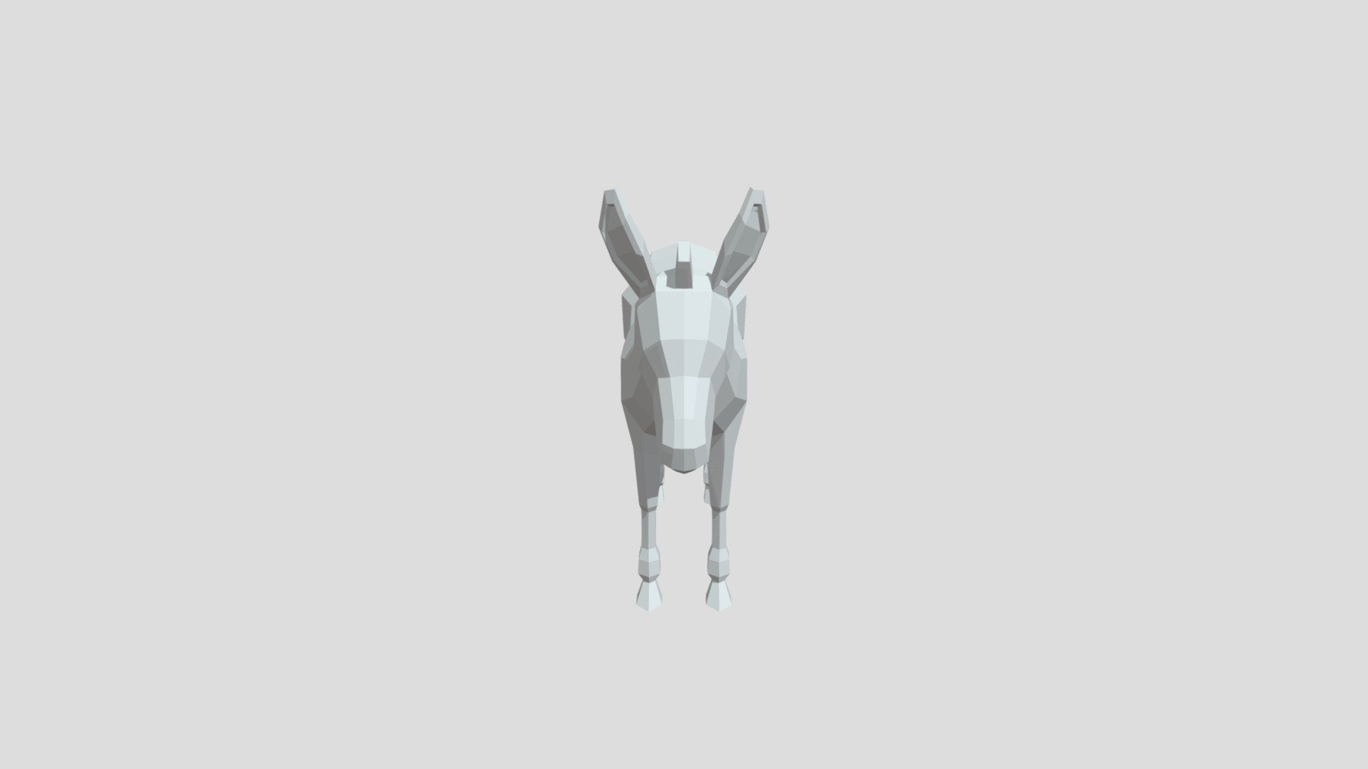 Donkey from Poly by Google