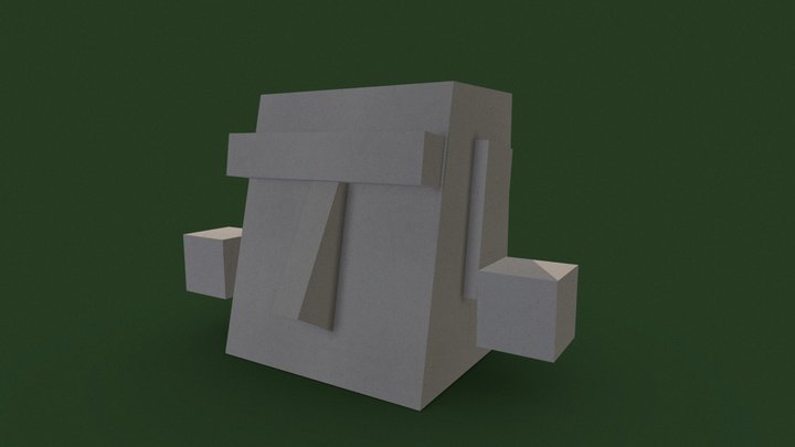 Moai 3D Model