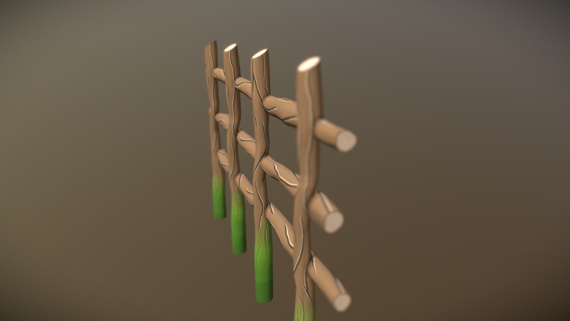 Wooden fence