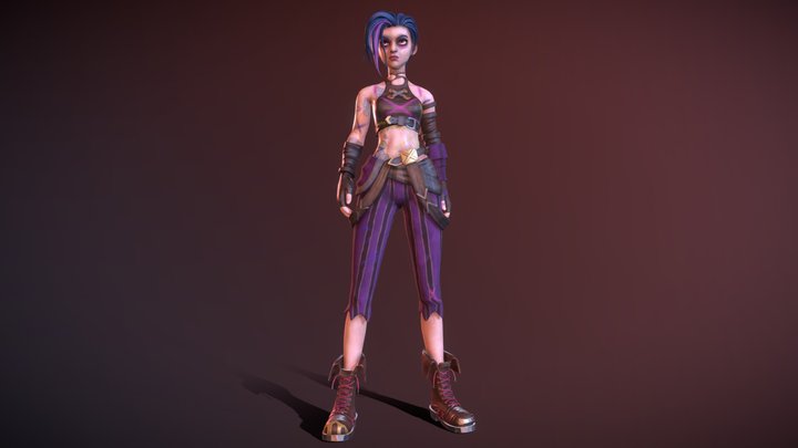 Jinx 3D Model