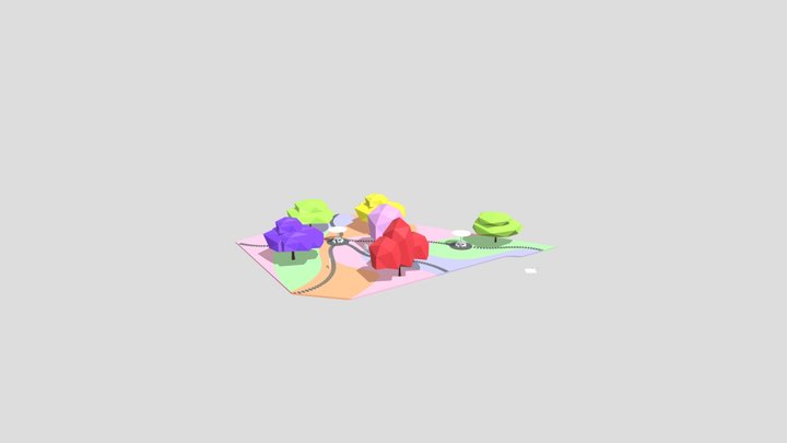 Recap Jardín Pastel 3D Model