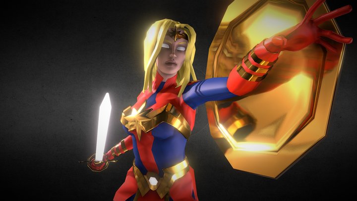 wonder_marvel_Juan Bernal 3D Model