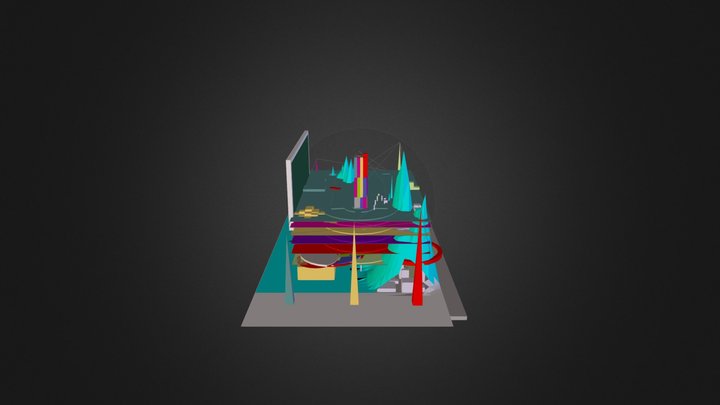 сквер 3D Model