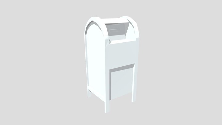 Postal Mailbox 3D Model