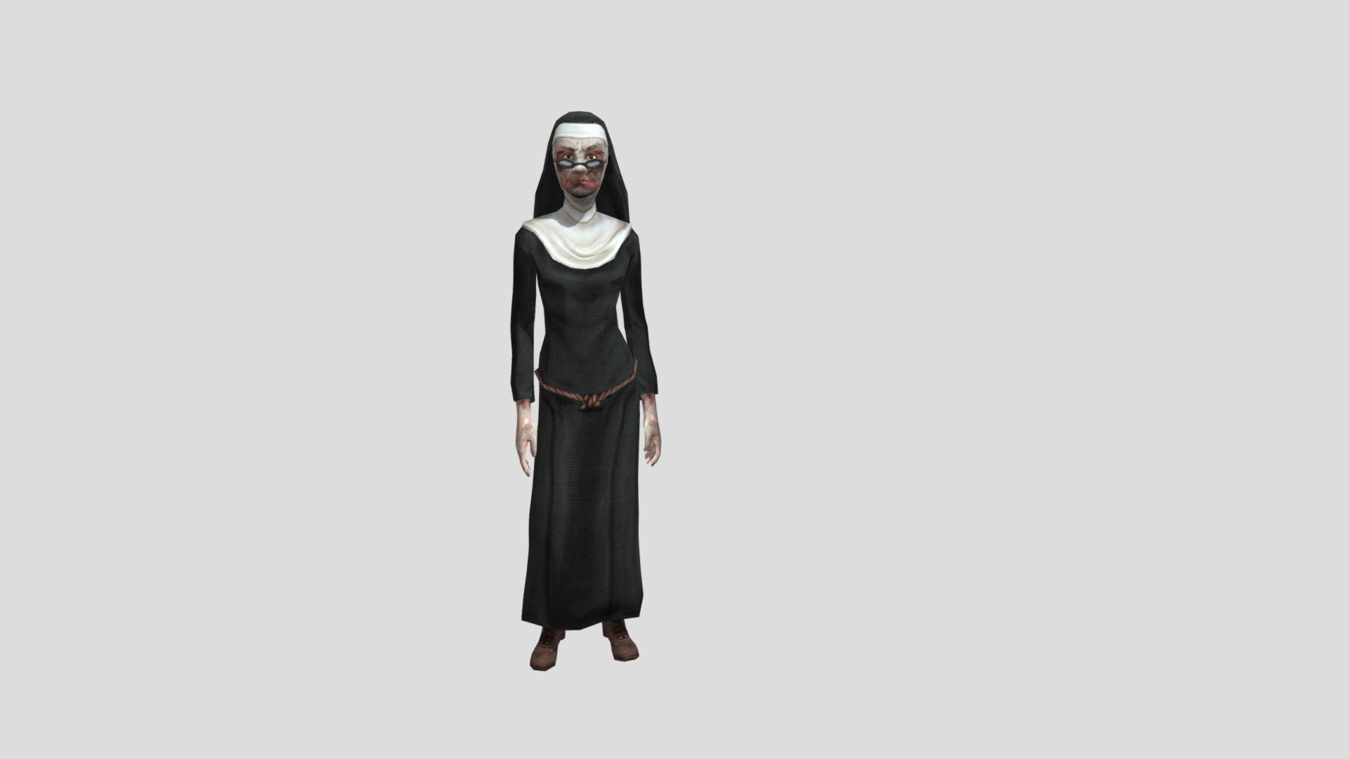 Evil Nun 2 Ugly Mod Animated Download Free 3d Model By Dark Phantom Thunderball Dpt