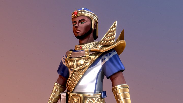 [Student Work] Egyptian Character 3D Model