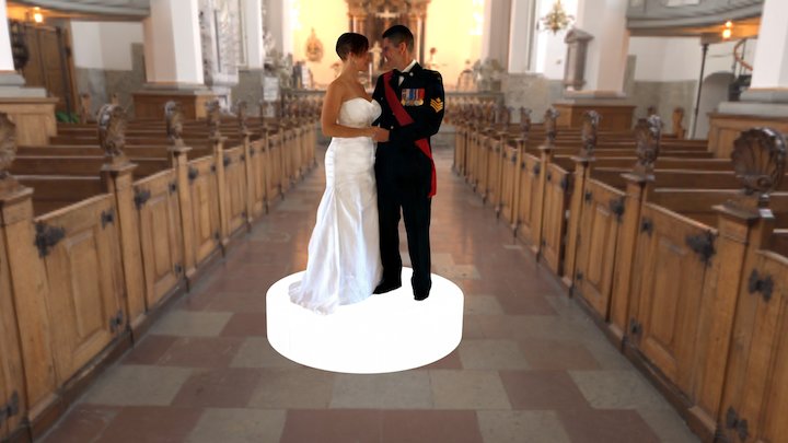 Wedding Couple Done 3D Model