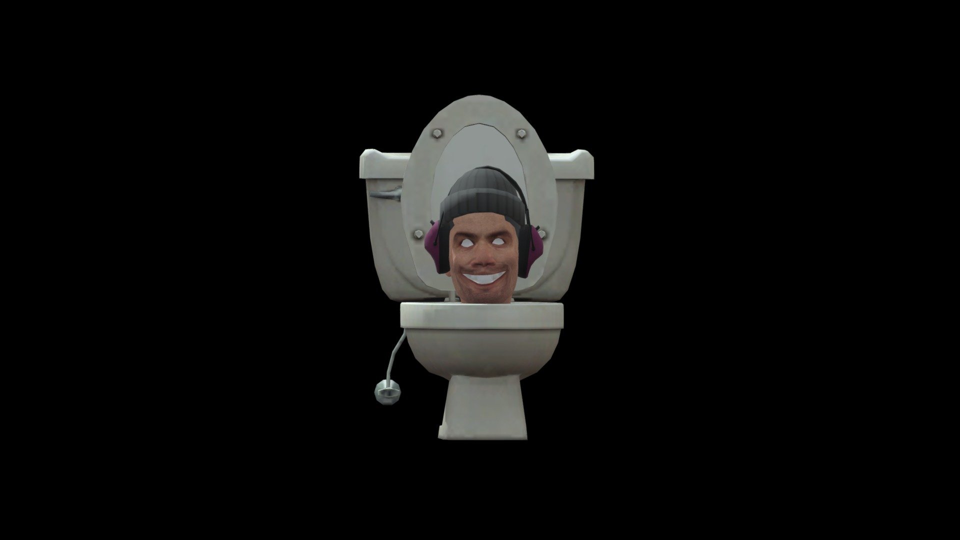 dj toilet skibidi v2 original toilet and headpho - 3D model by Lubs  [brazilian] [7575131] - Sketchfab