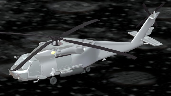 Helicopter Chopper 3D Model