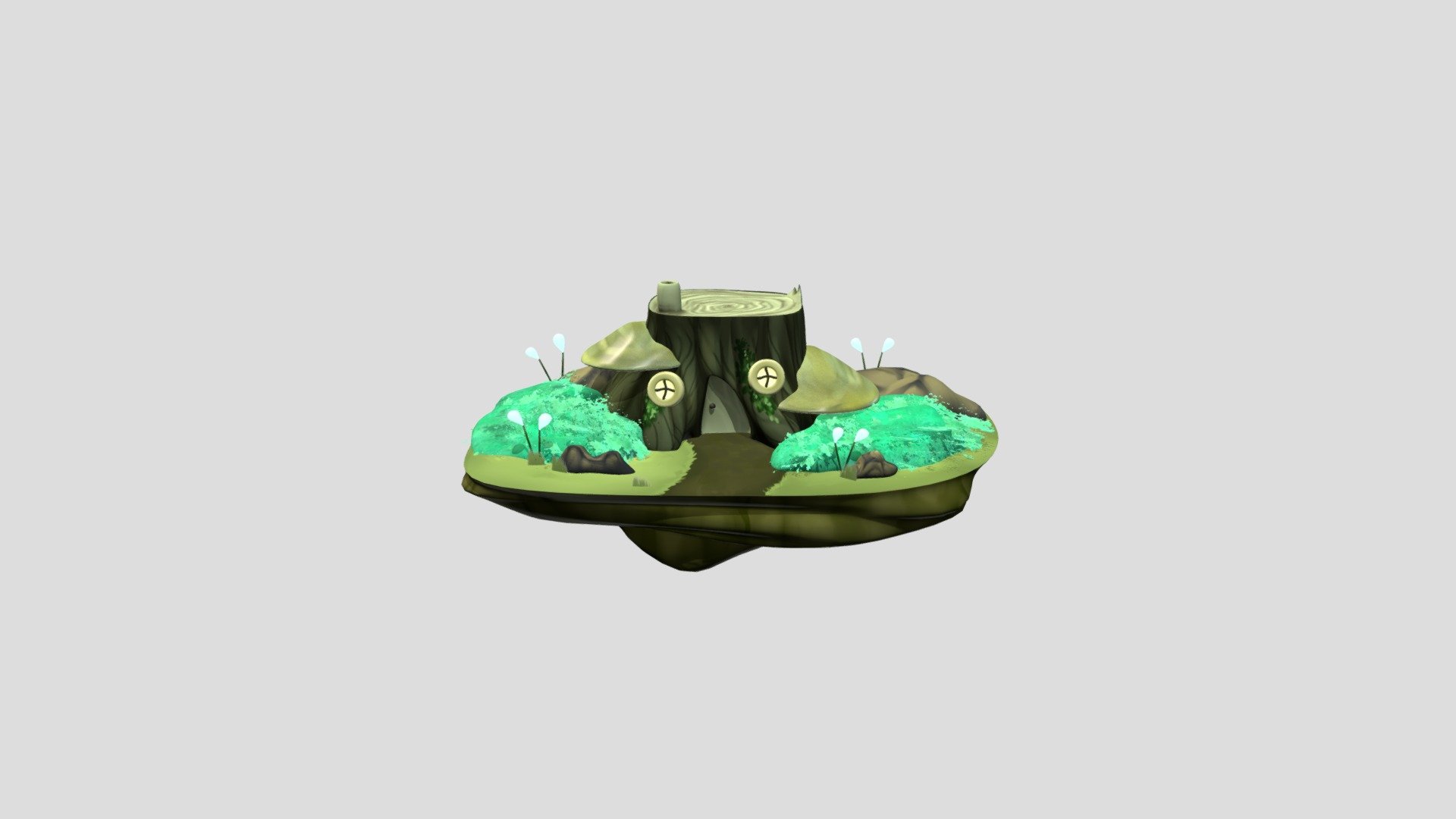 Fantasy garden-Textured environment