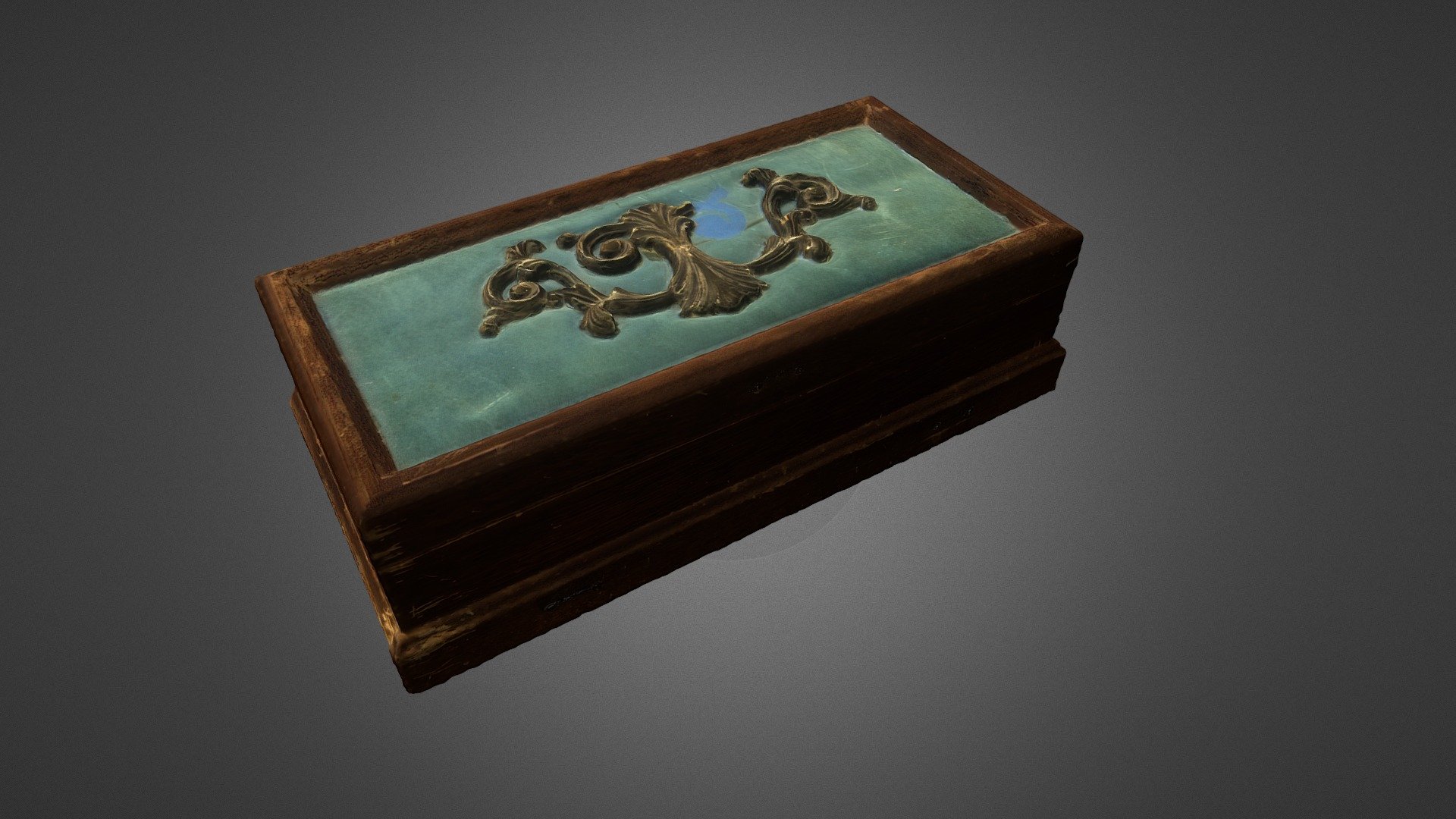 Broken down wooden box