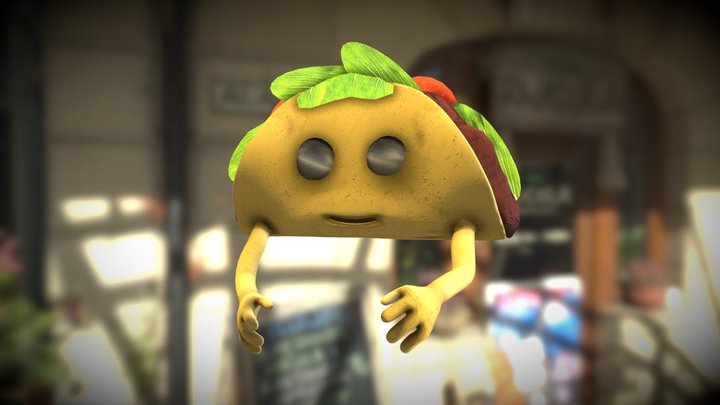 Taquito_ Anim 3D Model