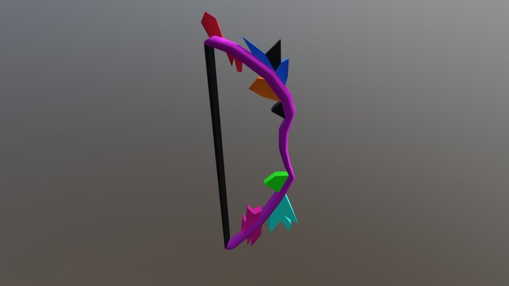crystal Bow 3D Model
