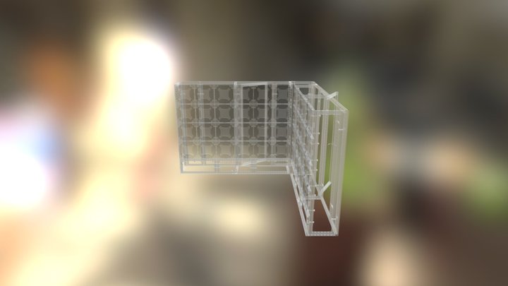 'L' LEDskin Video Wall 3D Model