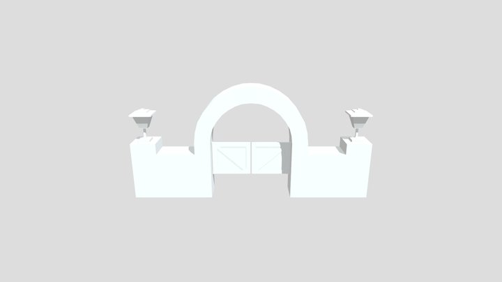 The Gate Model 3D Model