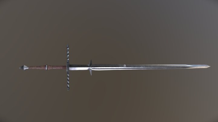 Zweihander 3D Model