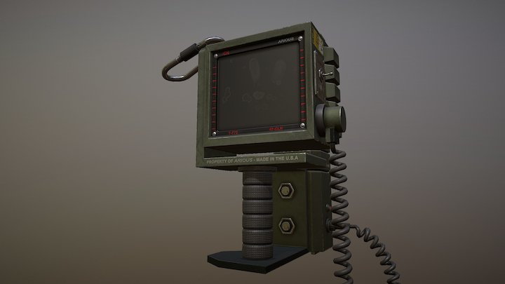 Motion Tracker 3D Model