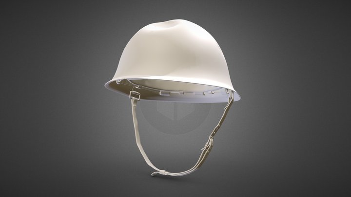 3D Coloring Book: Army Helmet 3D Model