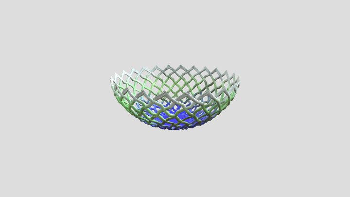 Fibonacci Bowl 3D Model