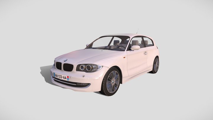 BMW Serie 1 2010 3D Model
