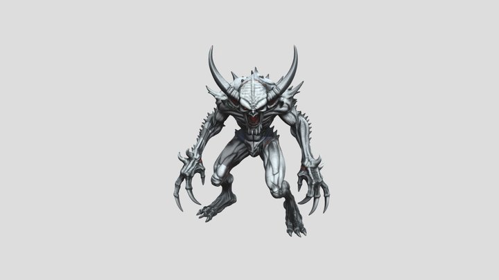 Demonic Beast 3D Model