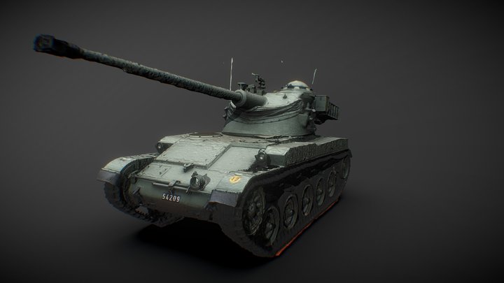 AMX-13 Singapore Tank 3D Model