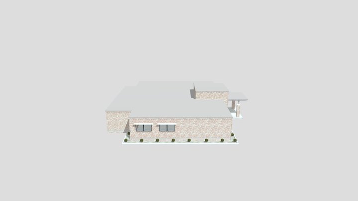 School Building 3D Model
