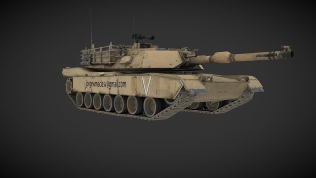 TANKE ABRAMS M1 3D Model