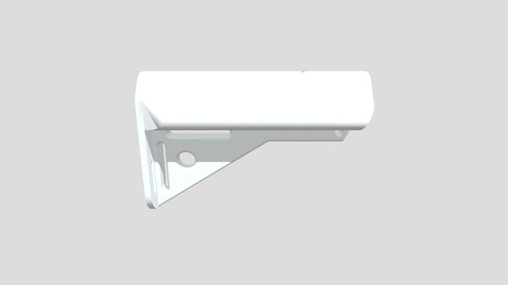 Ruger AR 556 Stock 3D Model