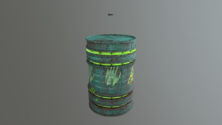 oil barrel 3D Model