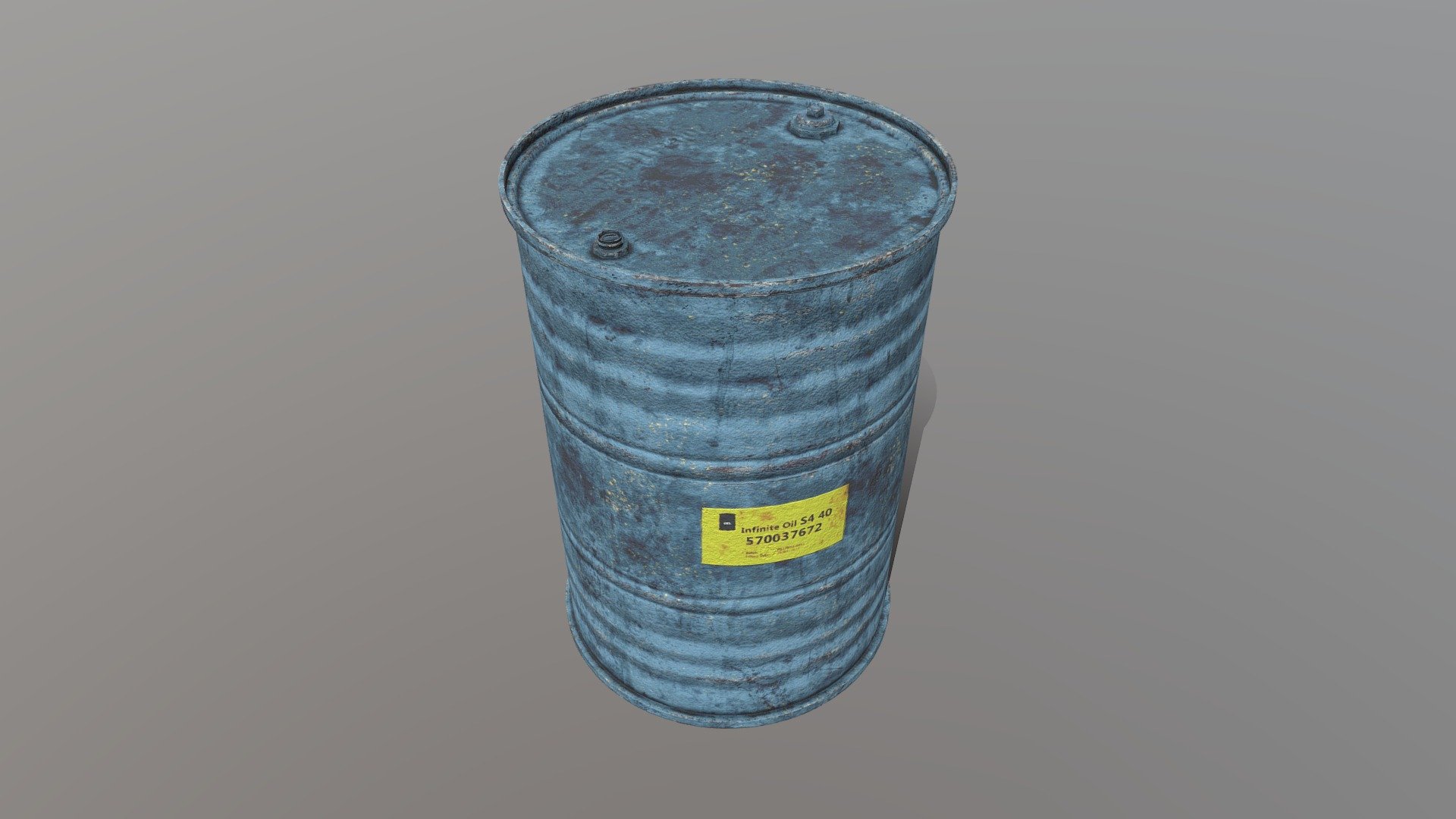 Low Poly Barrel 22