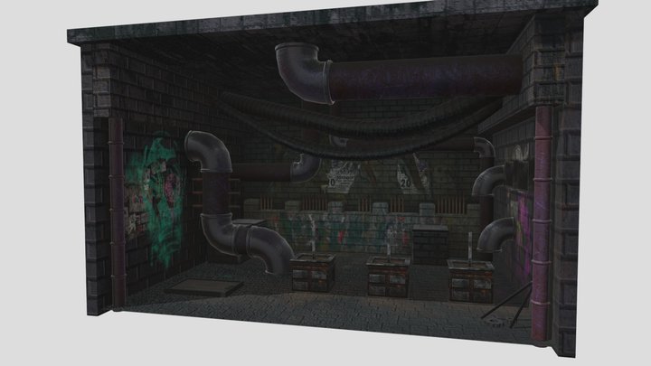 Pipe Room 3D Model