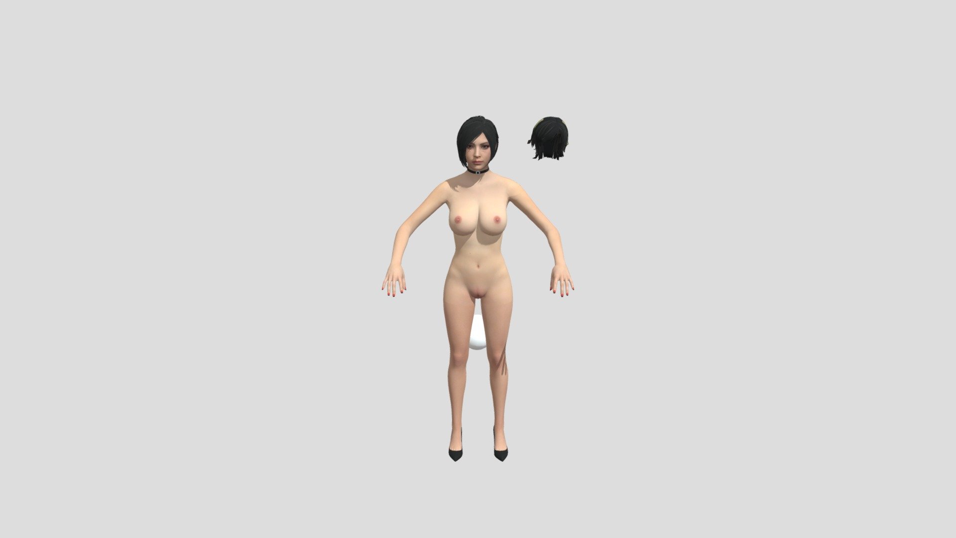 Resident evil Ada nude - 3D model by Shan (@jason2458676) [7580f37]