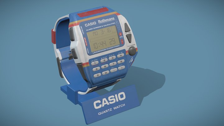 Casio CMD-40 Wristwatch 3D Model