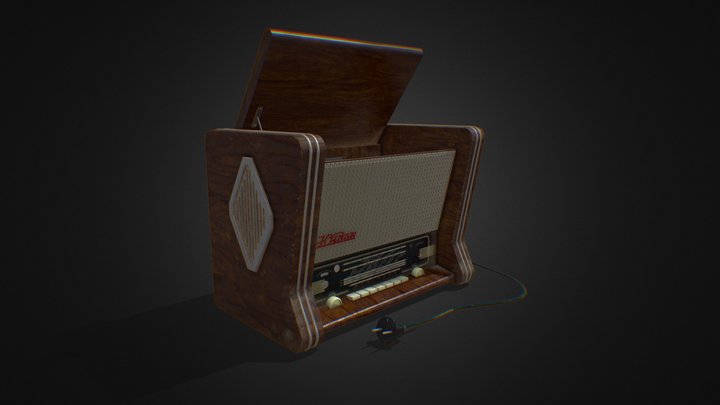Radio 3D Model