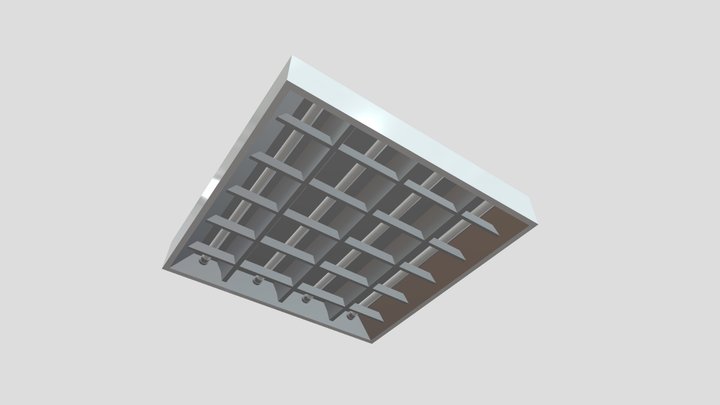 Ceiling square lamp – Modèle 3D gratuit STL