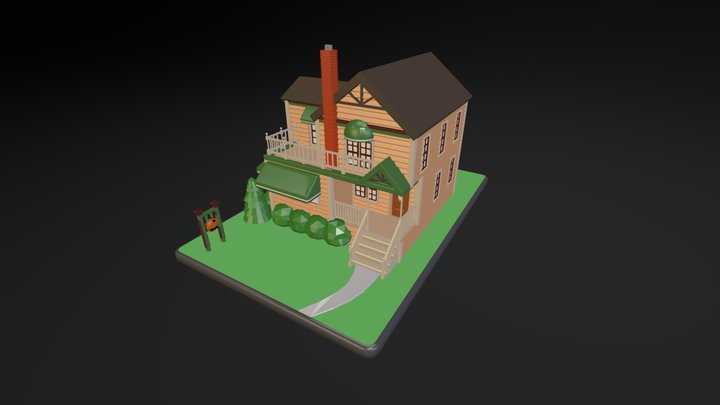 Oscar's House 3D Model