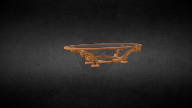 Tavolo_Ellittico 3D Model