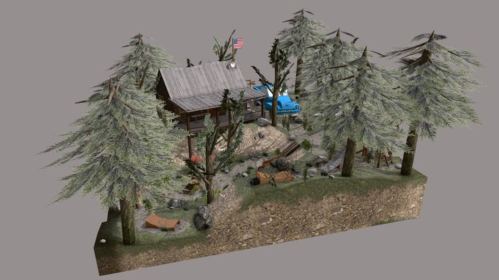 Forest loner End Assigment 3D Model