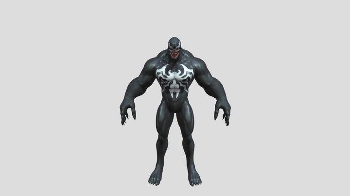 Venom (Textured) (Rigged) – Modèle 3D gratuit STL