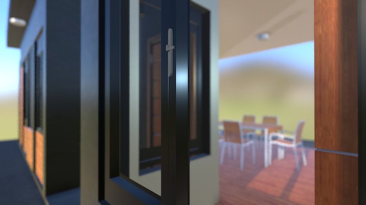 Casa Madera 3D Model