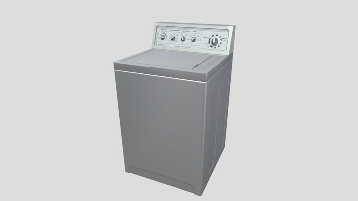 Washing Machine 3D Model