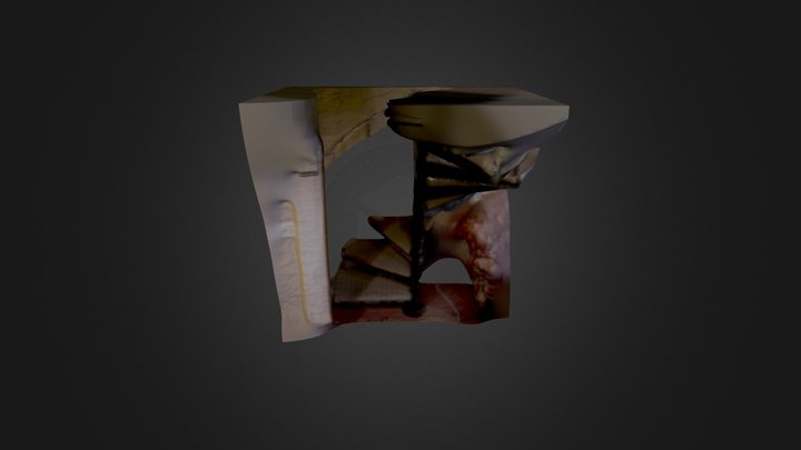 Spiral Staircase 3D Model