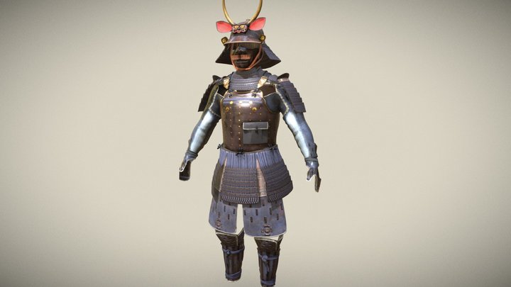 Samurai Armor 3D Model