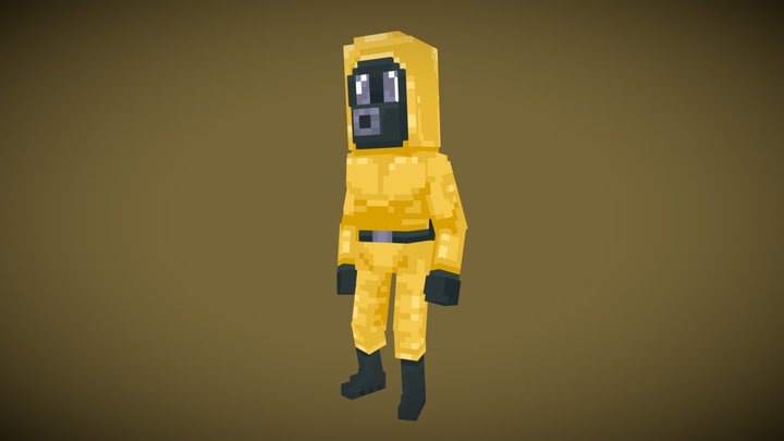 Hazmat NPC 3D Model