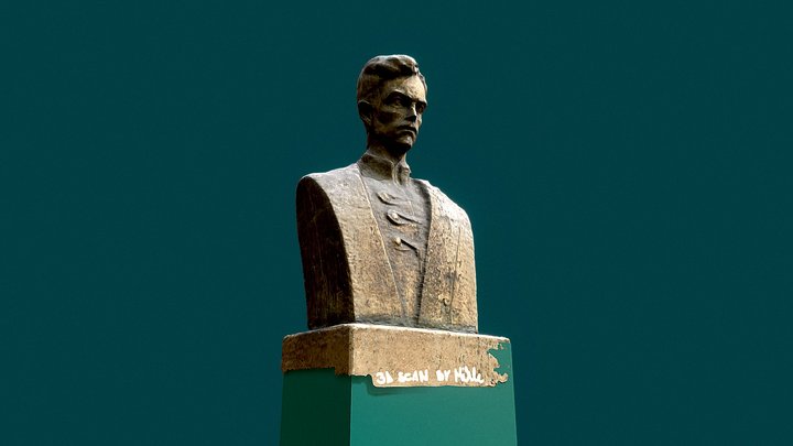 Petőfi Sándor statue 3D Model