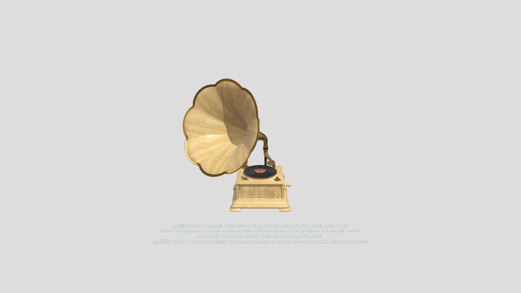Gramophon Sound Box Sonata Anchor Brand