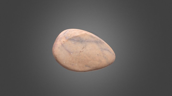 Ventifact (wind-faceted stone) 3D Model