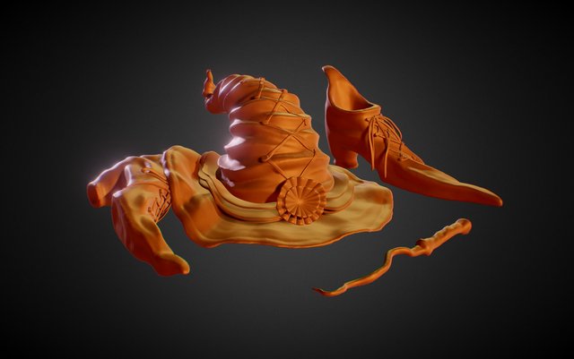 Hat (Day 25 SculptJanuary 2016) – Kostenloses 3D-Modell STL